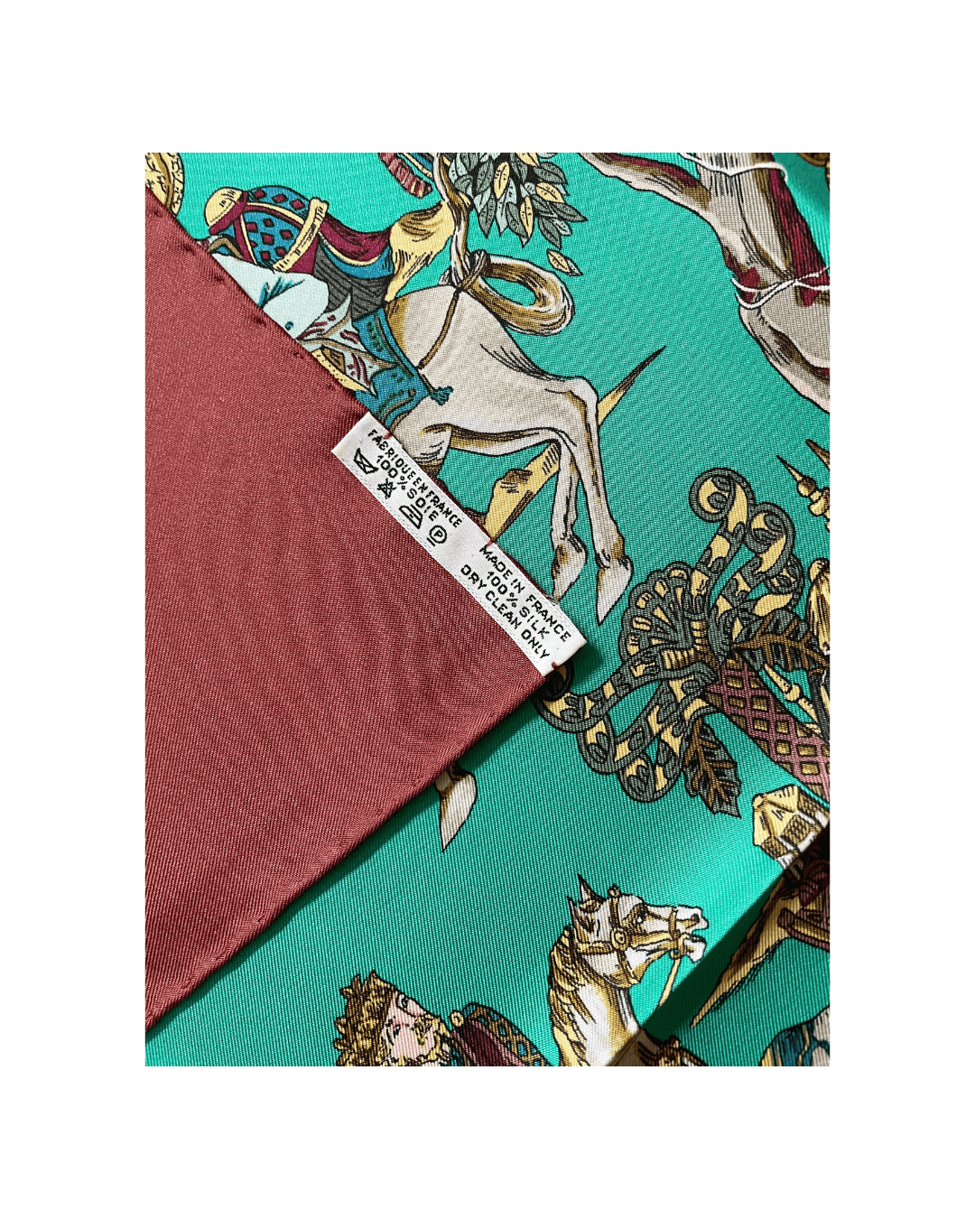 Carré Hermès vintage Au fil de la soie Faivre