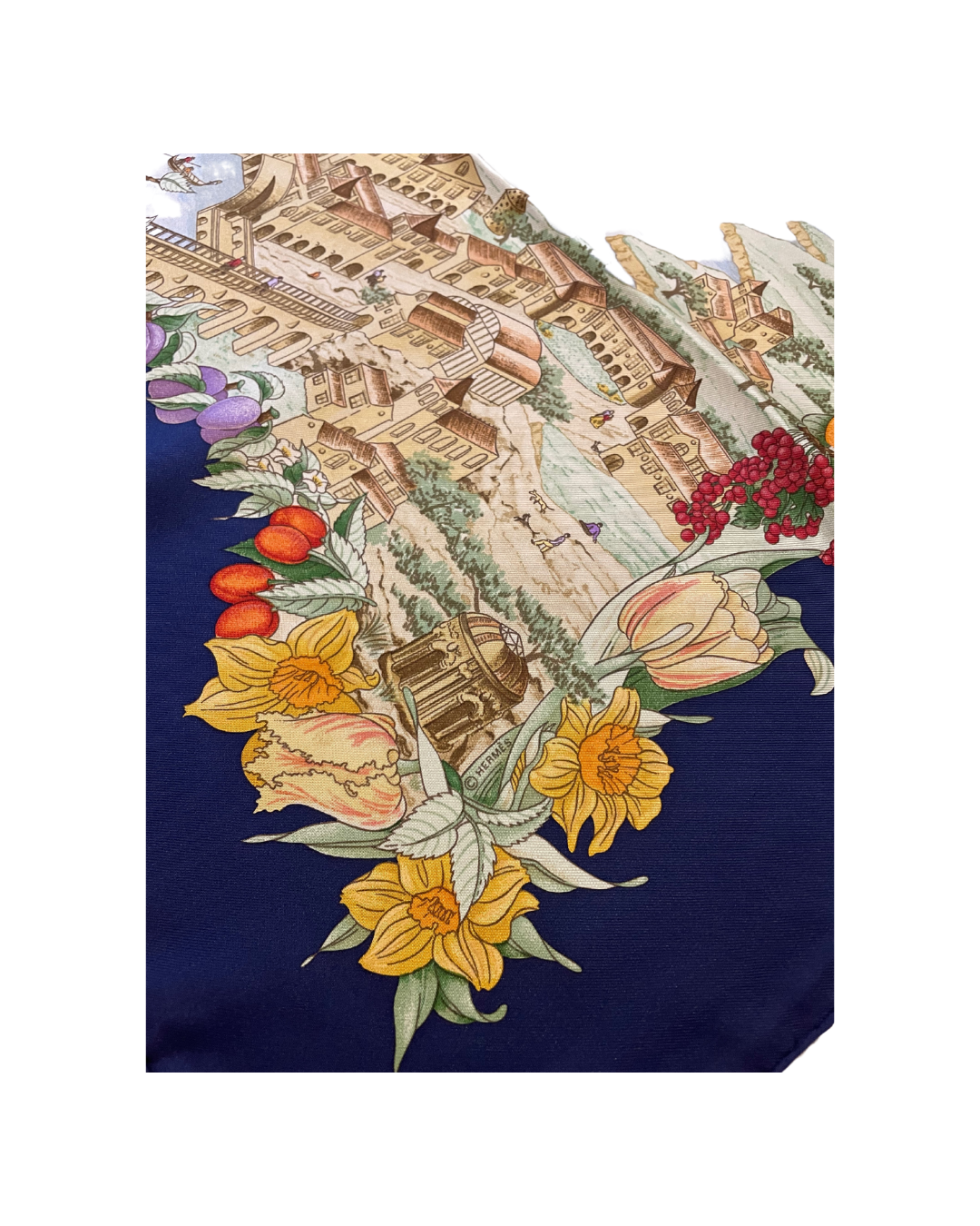 Carré hermès 90 Au pays de Cocagne copyright