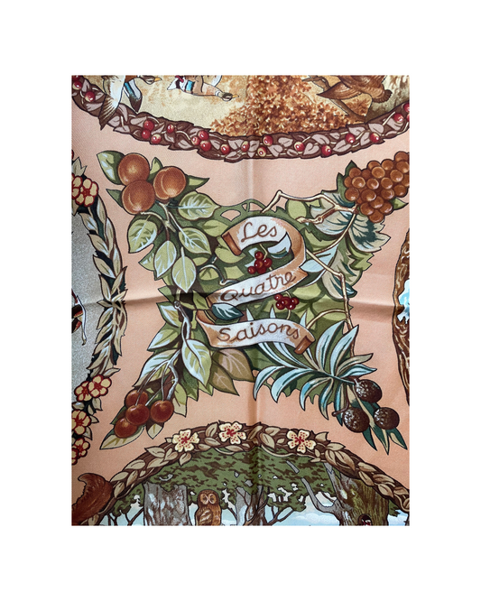 Carré Hermès vintage Les quatre saisons