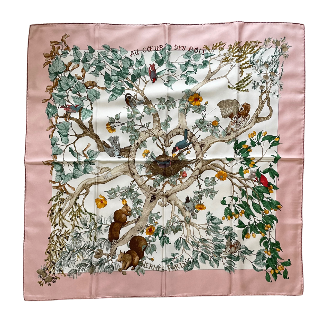 Carré Hermès 90 Au coeur des bois