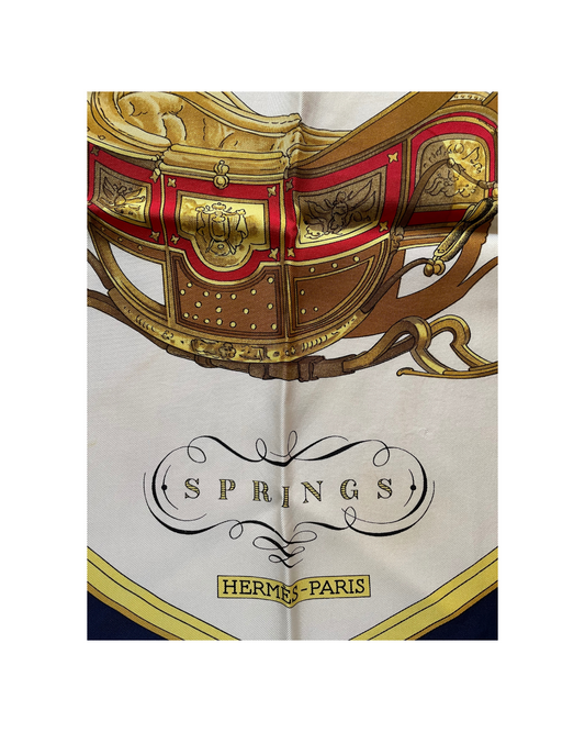 'Springs' Carré 90 - Paon