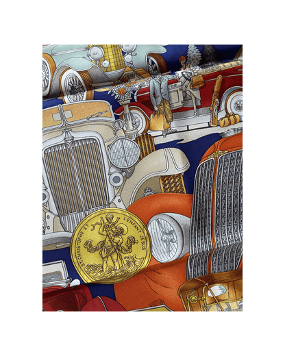 Carré Hermès vintage automobile metz