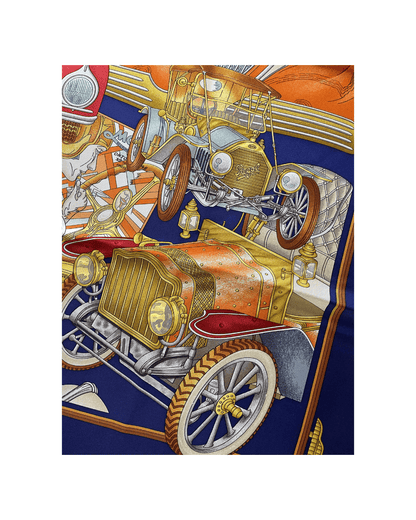Carré Hermès vintage automobile metz