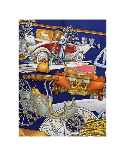 Carré Hermès vintage automobile metz