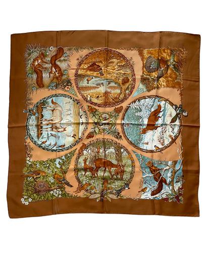 Carré Hermès vintage Les quatre saisons