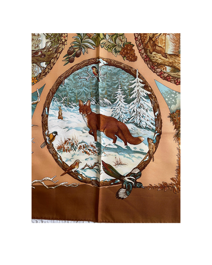 Carré Hermès vintage Les quatre saisons