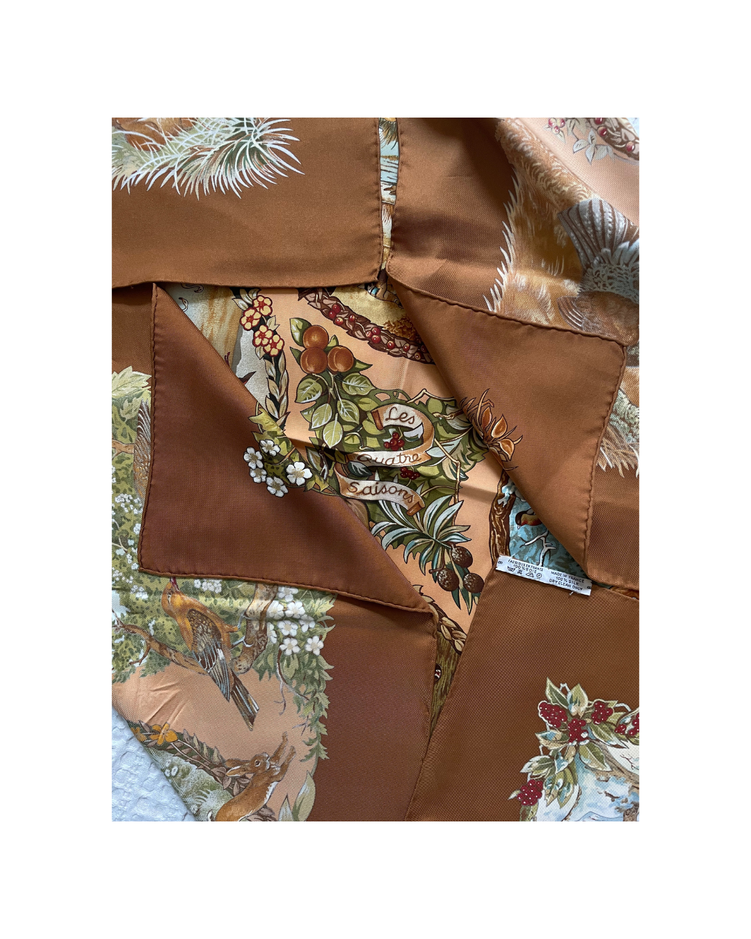 Carré Hermès vintage Les quatre saisons