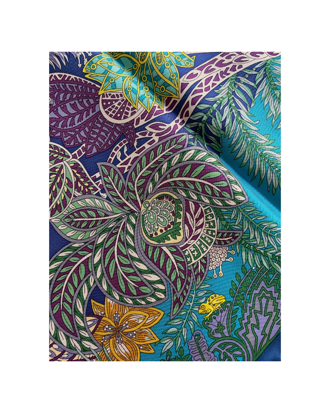 Carré Hermès Paon vintage Annie Faivre 