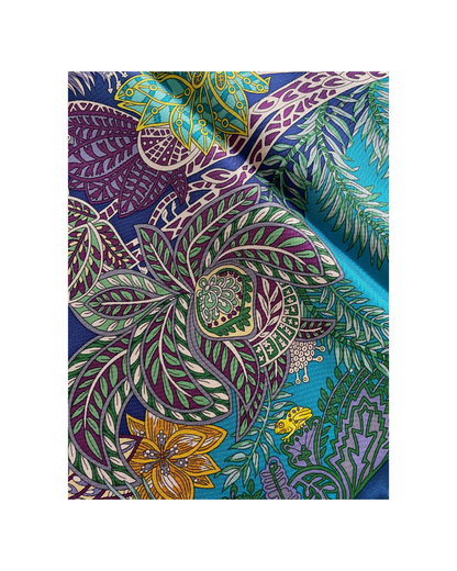 Carré Hermès Paon vintage Annie Faivre 