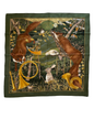 'Chasse au bois' Carré Hermès 90 - Paon
