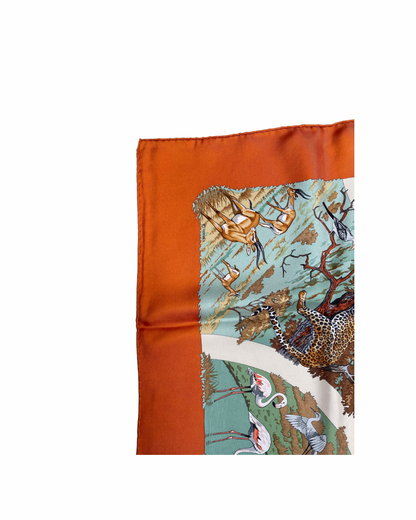 ‘Tanzanie’ Carré Hermès 90 - Paon