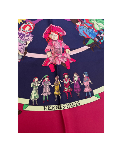 'Hello Dolly' Carré 90cm en soie hermès 